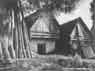 Francova Lhota - sklepy se sedlovmi stechami, okres Vsetn, foto 1956 (obr. 012_331_n).