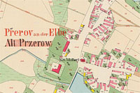 Perov nad Labem na map stabilnho katastru z roku 1841