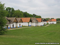 Vinohradnické stavby v muzeu jihovýchodní Moravy ve Strážnici