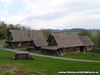 Šindelová střešní krytina na objektech Valašského muzea v přírodě