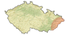 Stedn Morava - mapa