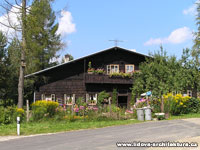 Roubený dům alpského typu ve Volarech na Šumavě
