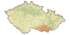 Jižní Morava - mapa